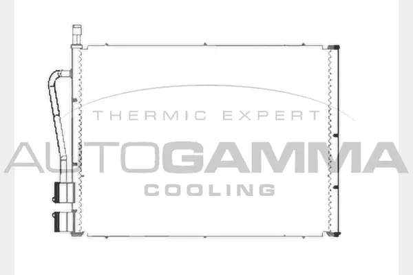 Condenseur, climatisation AUTOGAMMA 103132