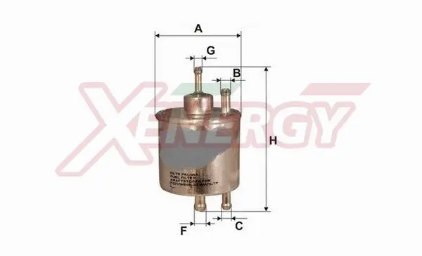 Filtre à carburant AP XENERGY X1510438