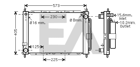 Module de refroidissement EACLIMA 38F60006