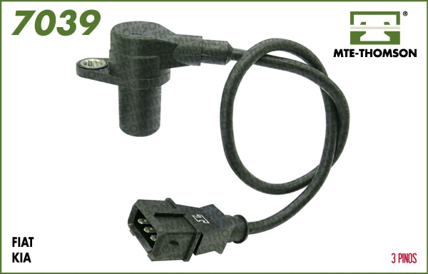 Capteur d'angle, vilebrequin MTE-THOMSON 7039