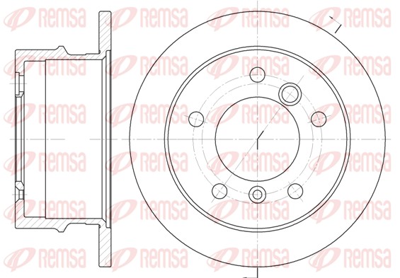 Disque de frein REMSA 6565.00