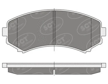 Kit de plaquettes de frein, frein à disque SCT - MANNOL SP 344 PR