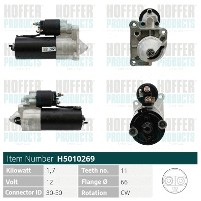 Démarreur HOFFER H5010269