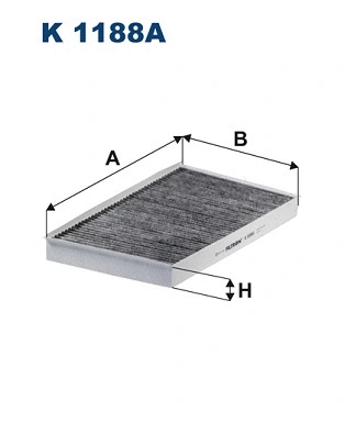 Filtre, air de l'habitacle FILTRON K 1188A