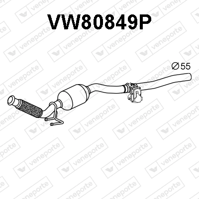 Catalyseur SCR VENEPORTE VW80849P