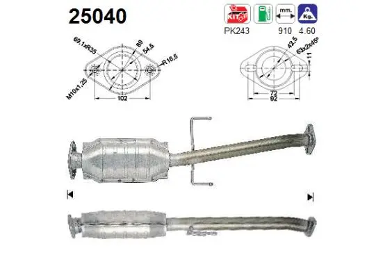 Catalyseur AS 25040