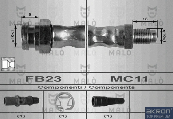 Flexible de frein AKRON-MALÒ 8410