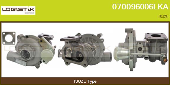 Turbocompresseur, suralimentation LGK 070096006LKA