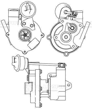 Compresseur, suralimentation LUZAR LAT 0904