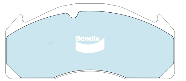 Kit de plaquettes de frein, frein à disque Bendix CVP037 PT