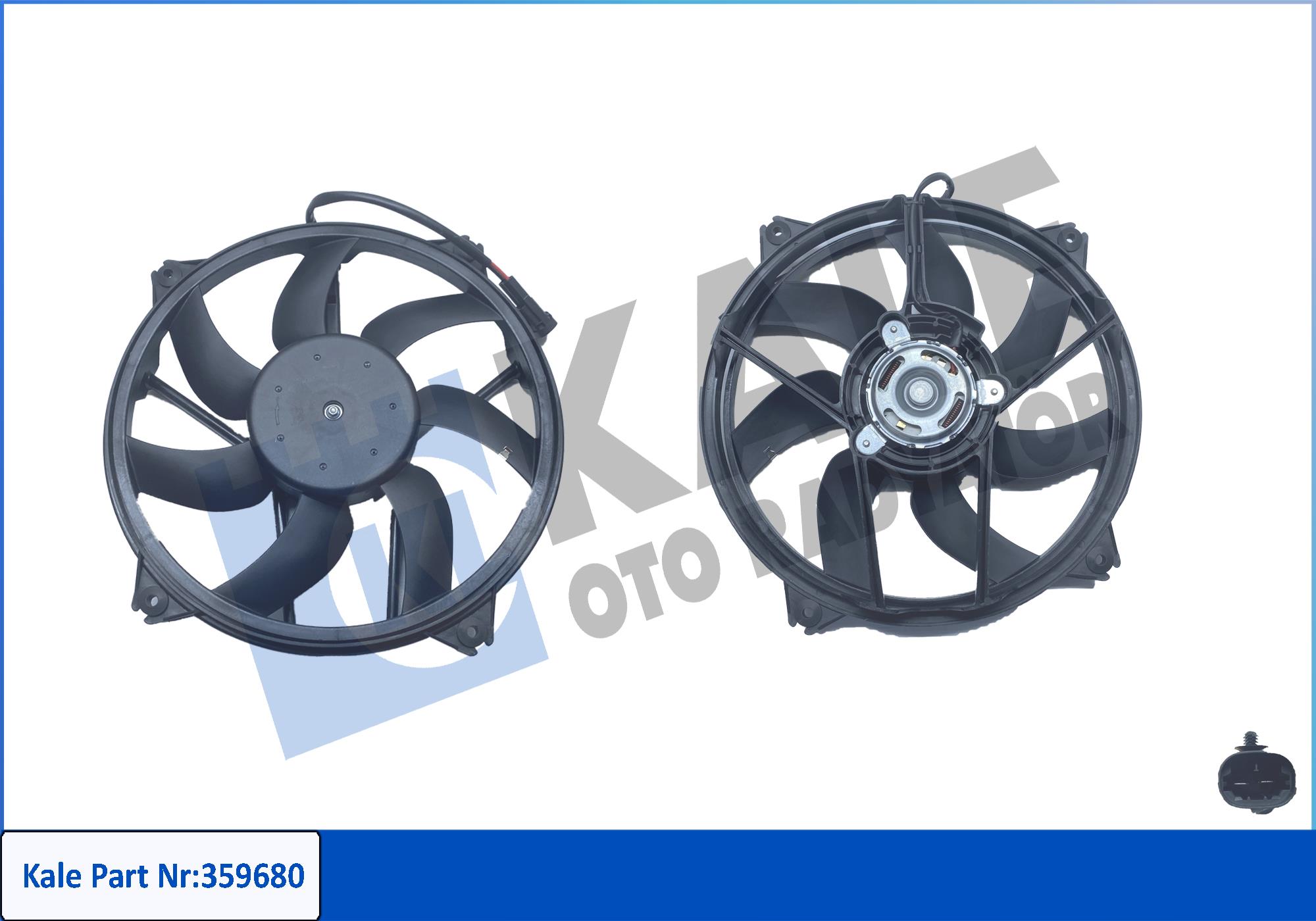Ventilateur, refroidissement du moteur KALE OTO RADYATÖR 359680