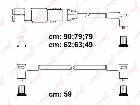 Kit de câbles d'allumage LYNXAUTO SPC8016