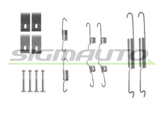 Kit d'accessoires, mâchoire de frein SIGMAUTO SK0863