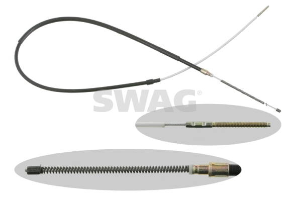 Tirette à câble, frein de stationnement SWAG 99 91 4200