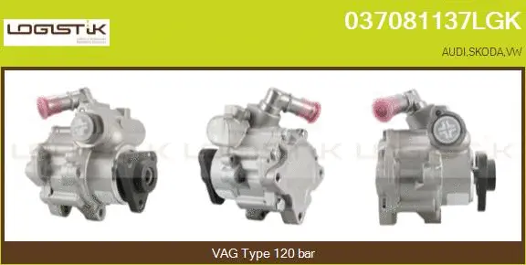 Pompe hydraulique, direction LGK 037081137LGK