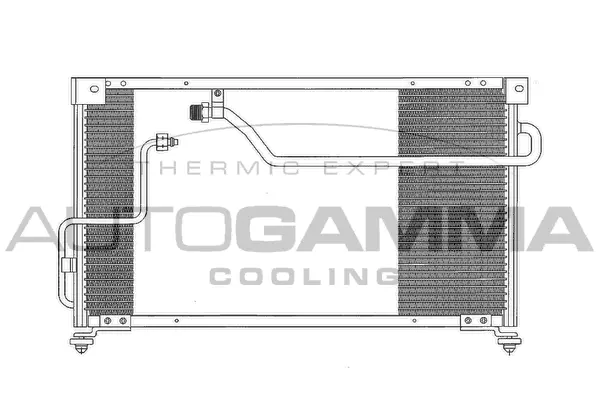 Condenseur, climatisation AUTOGAMMA 102677