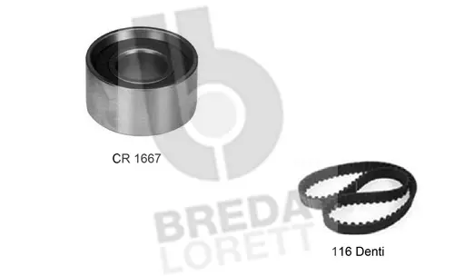 Kit de courroie crantée BREDA LORETT KCD0266