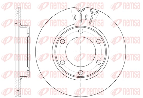 Disque de frein REMSA 6824.10