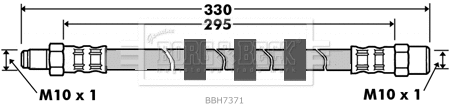 Flexible de frein BORG & BECK BBH7371