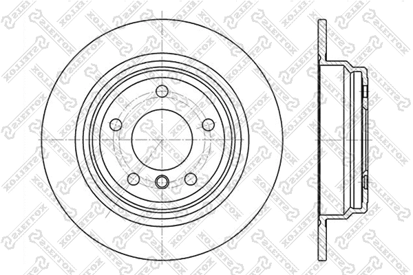 Disque de frein STELLOX 6020-1537-SX