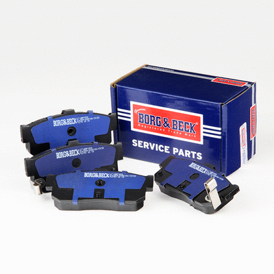 Kit de plaquettes de frein, frein à disque BORG & BECK BBP1834