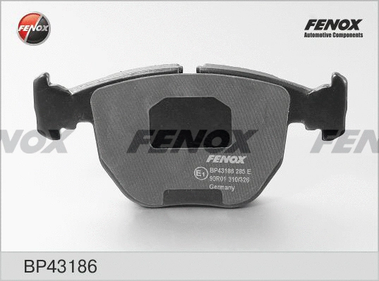 Kit de plaquettes de frein, frein à disque FENOX BP43186