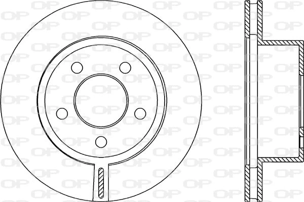 Disque de frein OPEN PARTS BDA2089.20