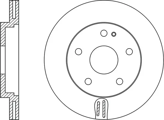 Disque de frein FIT FR0161V