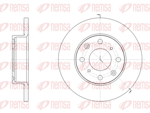 Disque de frein REMSA 6040.00