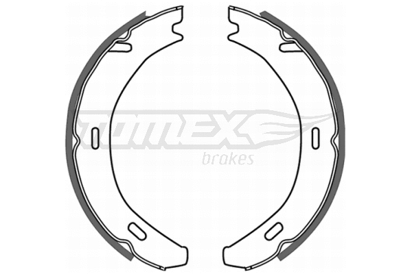 Jeu de mâchoires de frein TOMEX Brakes TX 21-20