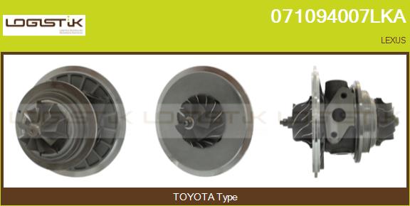 Groupe carter, turbocompresseur LGK 071094007LKA