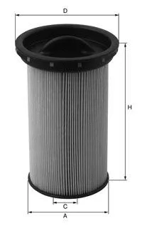 Filtre à carburant UNIFLUX FILTERS XN138