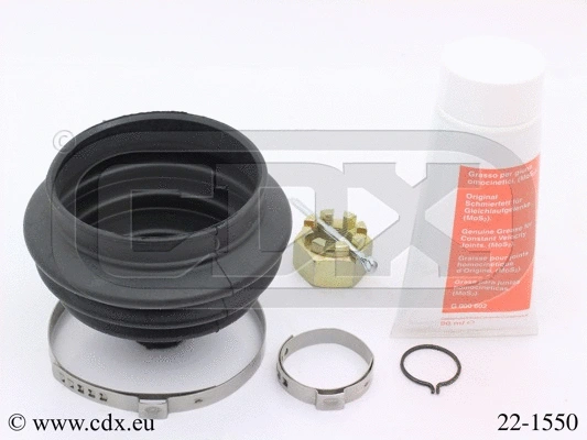 Jeu de joints-soufflets, arbre de commande CDX 22-1550