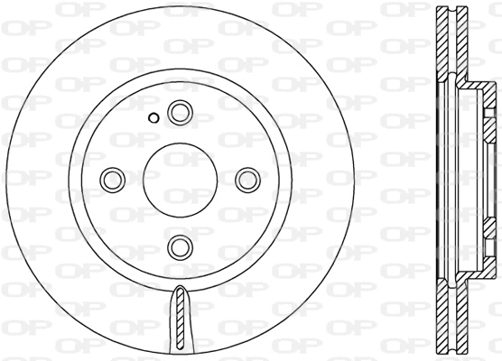 Disque de frein OPEN PARTS BDA2490.20