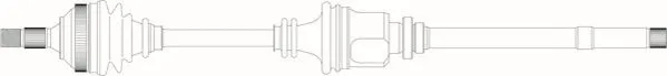 Arbre de transmission GENERAL RICAMBI PE3057