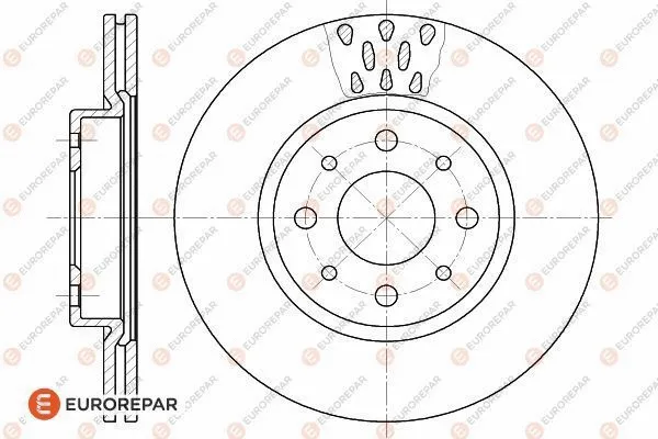 Disque de frein EUROREPAR 1618884280