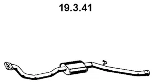 Silencieux avant EBERSPÄCHER 19.3.41