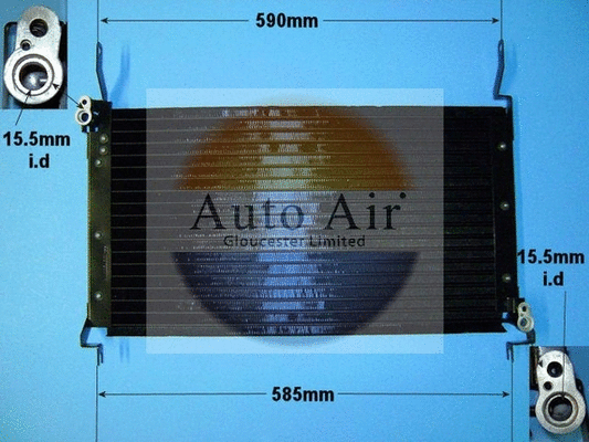 Condenseur, climatisation AUTO AIR GLOUCESTER 16-9770