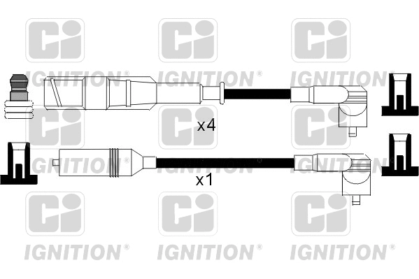 Kit de câbles d'allumage QUINTON HAZELL XC827