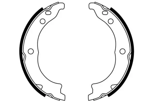 Jeu de mâchoires de frein E.T.F. 09-0654