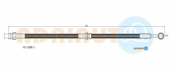 Flexible de frein ADRIAUTO 10.1208.1