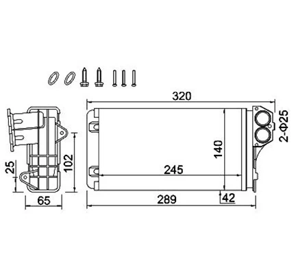 Système de chauffage MAGNETI MARELLI 359000300880