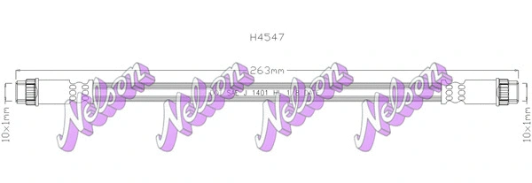 Flexible de frein KAWE H4547