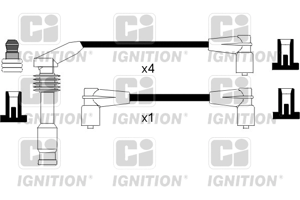 Kit de câbles d'allumage QUINTON HAZELL XC761