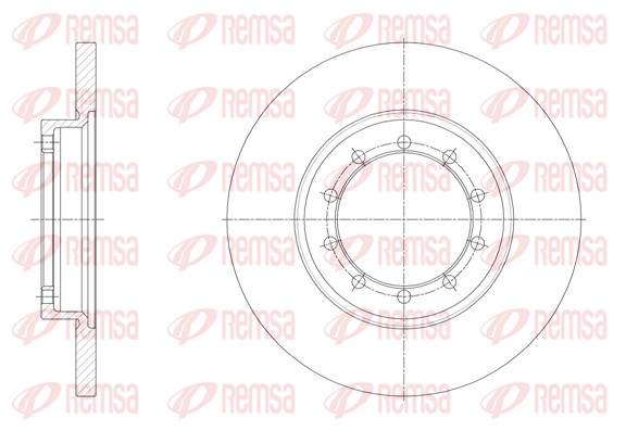 Disque de frein REMSA 62094.00