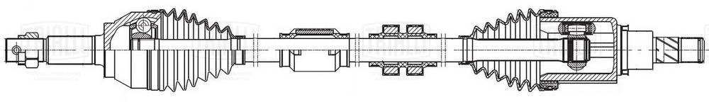 Arbre de transmission TRIALLI AR 1422