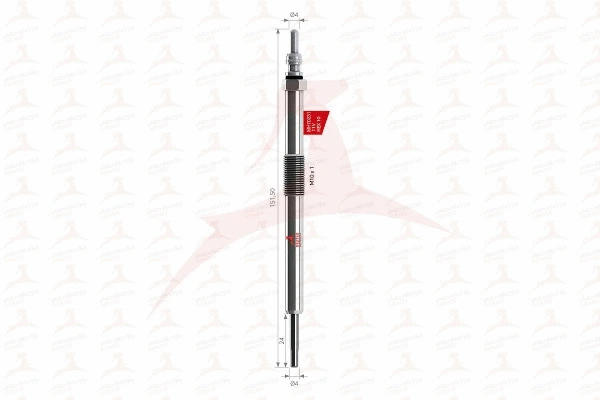 Bougie de préchauffage MEHA AUTOMOTIVE MH70231