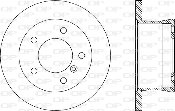 Disque de frein OPEN PARTS BDA1785.10