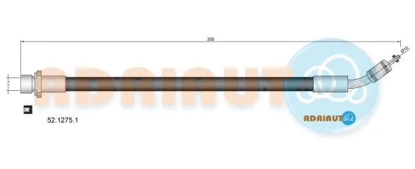Flexible de frein ADRIAUTO 52.1275.1