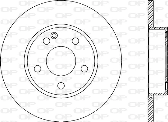 Disque de frein OPEN PARTS BDR2173.10